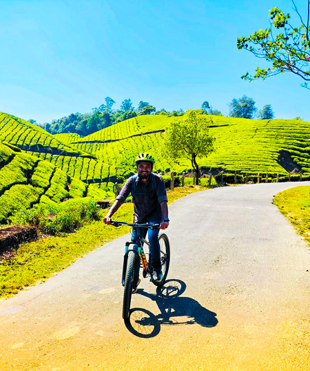 fly catcher adventures cycling at munnar hills