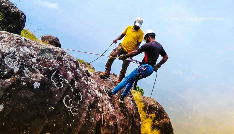 fly catcher adventures rock climbing at munnar